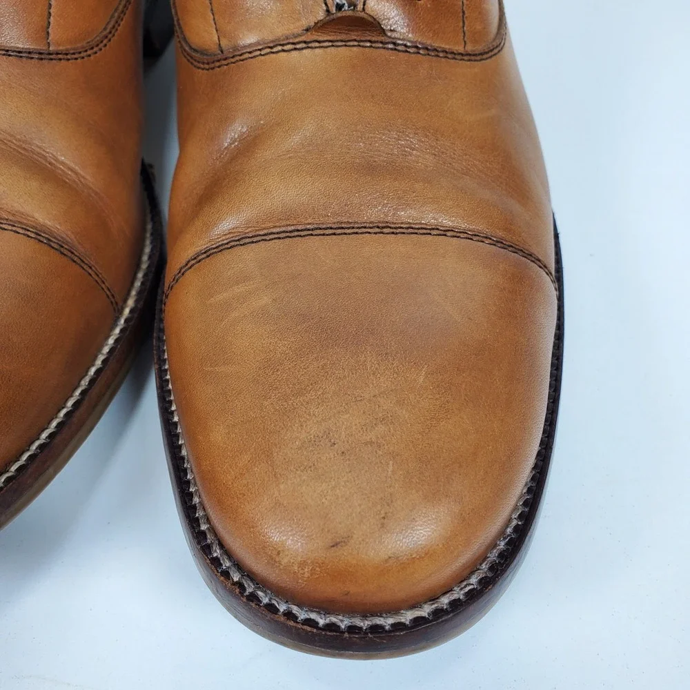 Cole Haan Williams Oxford Cap Toe Lace Up (British Tan)‎ C12337 Mens Size 9